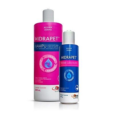 Hidrapet: Shampoo + Loção Bliss para Pets Saudáveis