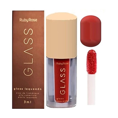 Gloss Labial Ruby Rose: Brilho Laqueado e Hidratação ✨