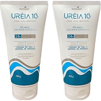 Hidratação Intensa com Ureia 10% – Kit 2 Cremes Demaz0n
