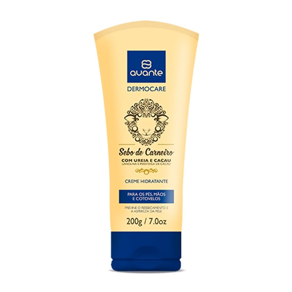 Hidratação Intensa: Creme Sebo de Carneiro Avante 200g