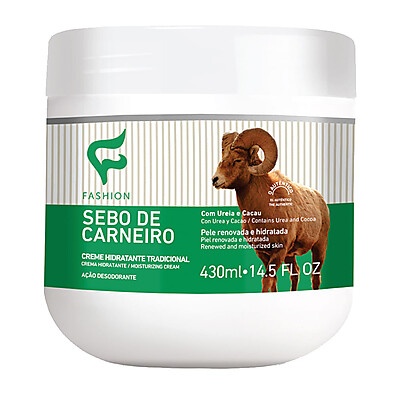 Hidratação Intensa: Creme Sebo de Carneiro Fashion 430ml