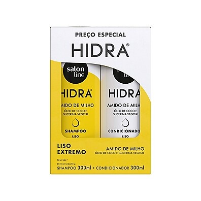 Hidratação Poderosa: Kit Salon Line Amido de Milho
