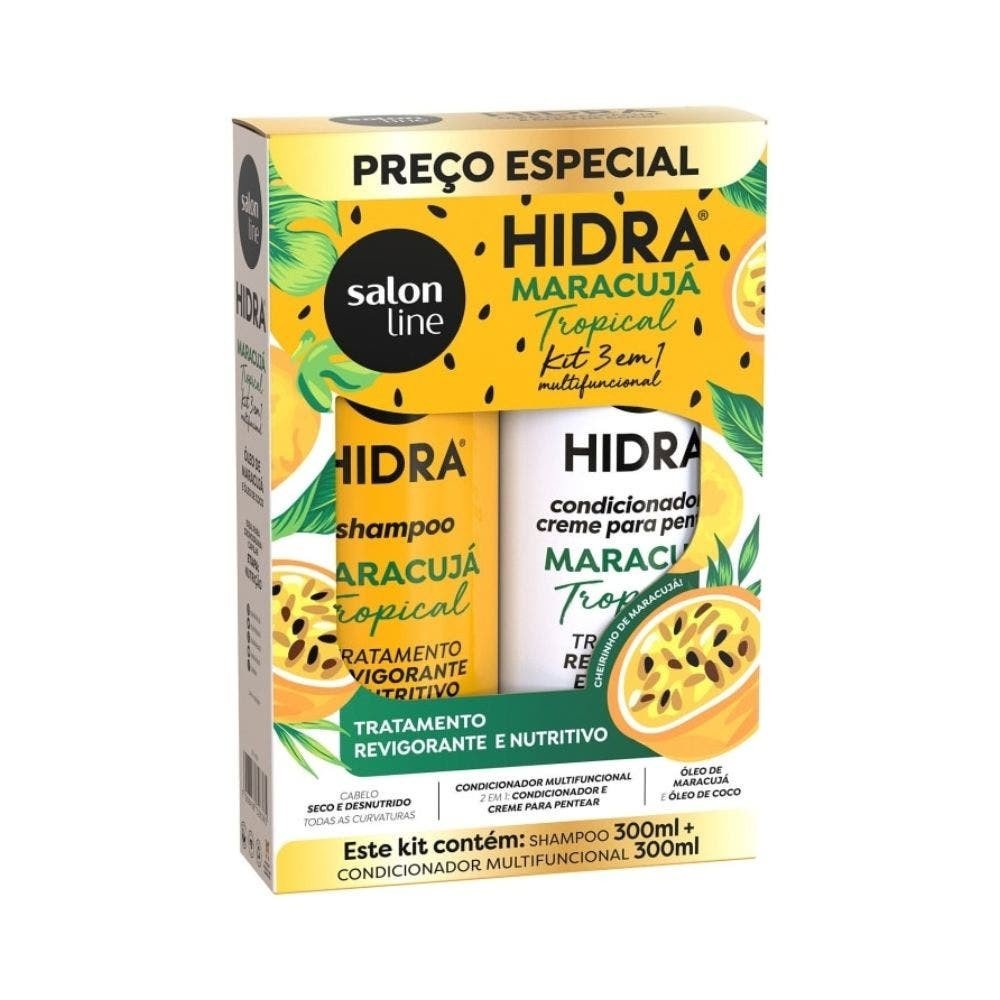 Hidratação Turbinada: Kit Salon Line Maracujá 300ml