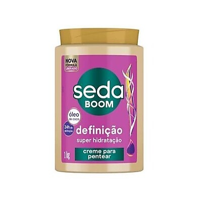 Seda Boom 1kg: Cachos Definidos e Hidratados