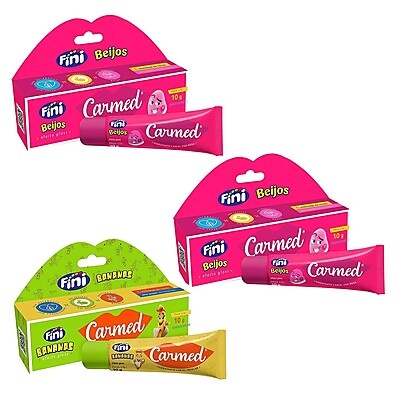 Hidratante Labial Carmed Fini: Beijos e Bananas com Efeito Gloss