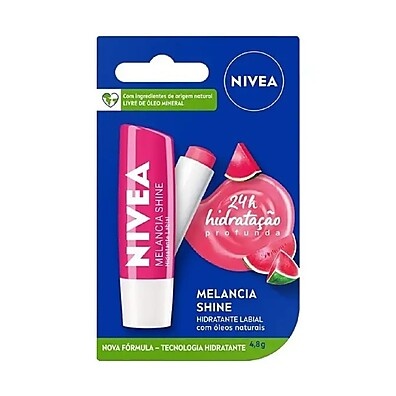Hidratante Labial Nivea Melancia Shine: Brilho e Hidratação em 24h