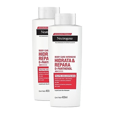 Hidratante Neutrogena Intensive Hidrata&Repara 400ml: Kit com 2