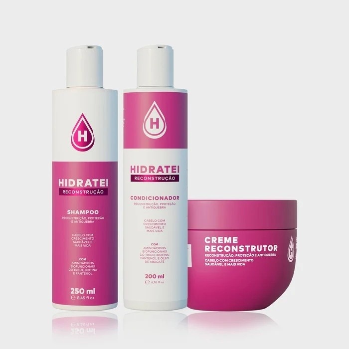 Hidratei Essencial: Reconstrução & Hidratação Intensa