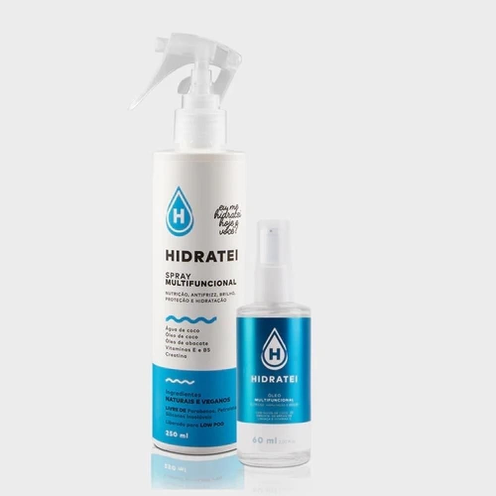 Hidratei: Óleo + Leave-in - Cabelo Saudável
