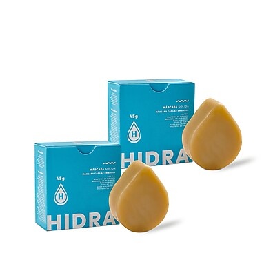 Hidratei Sólidos: 2 Máscaras Nutritivas em Barra 45g