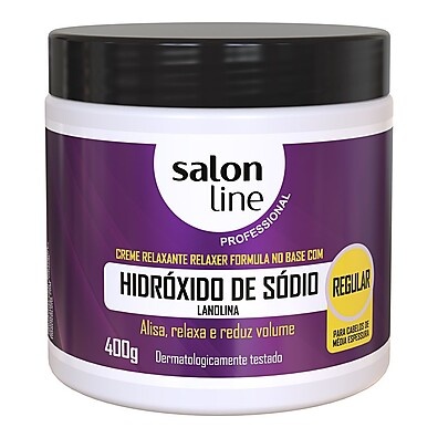 Hidróxido Salon Line 400g: Alise e Reduza o Volume!