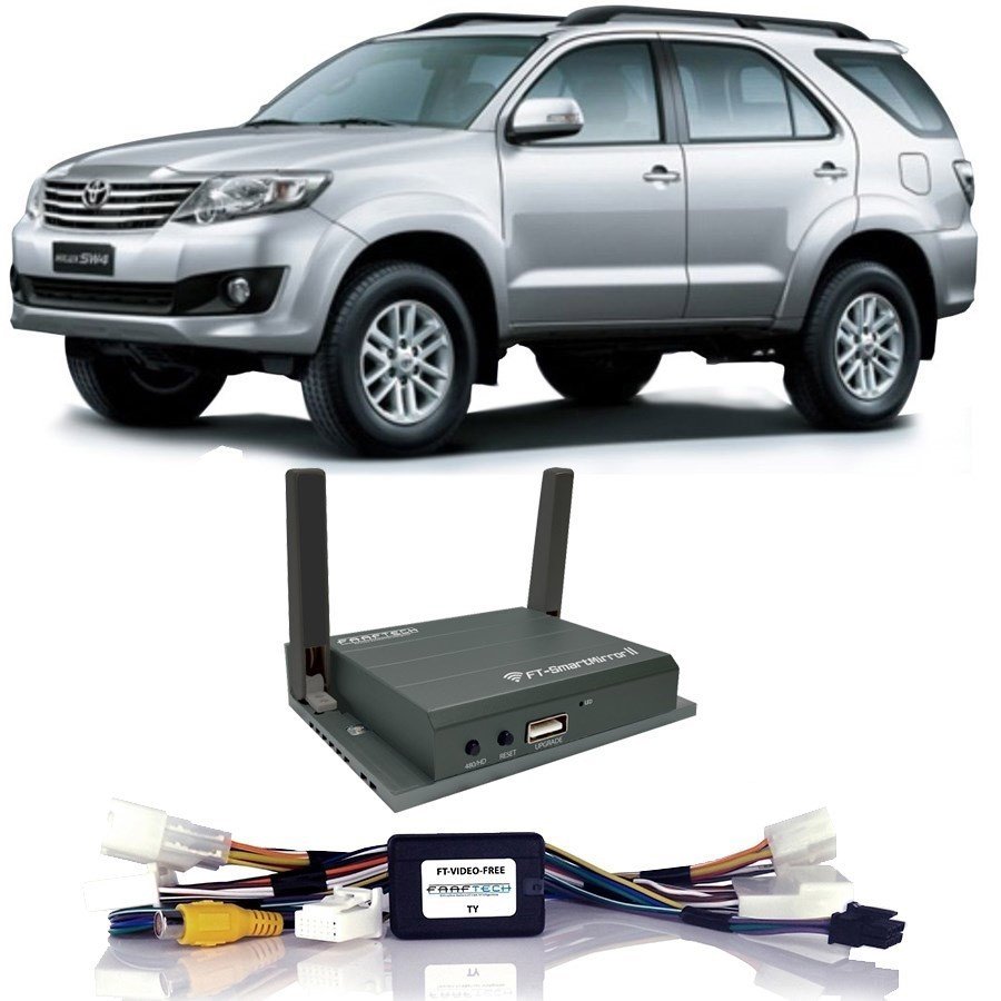 Hilux SW4 2014-2019: Interface Multimídia + Espelhamento