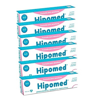 Hipomed: Kit 6 Pomadas Antissaduras Bebê - Proteção Total!