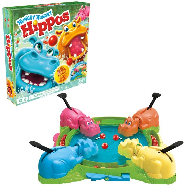Hipopótamos Comilões Hasbro: Diversão Rápida e Competitiva