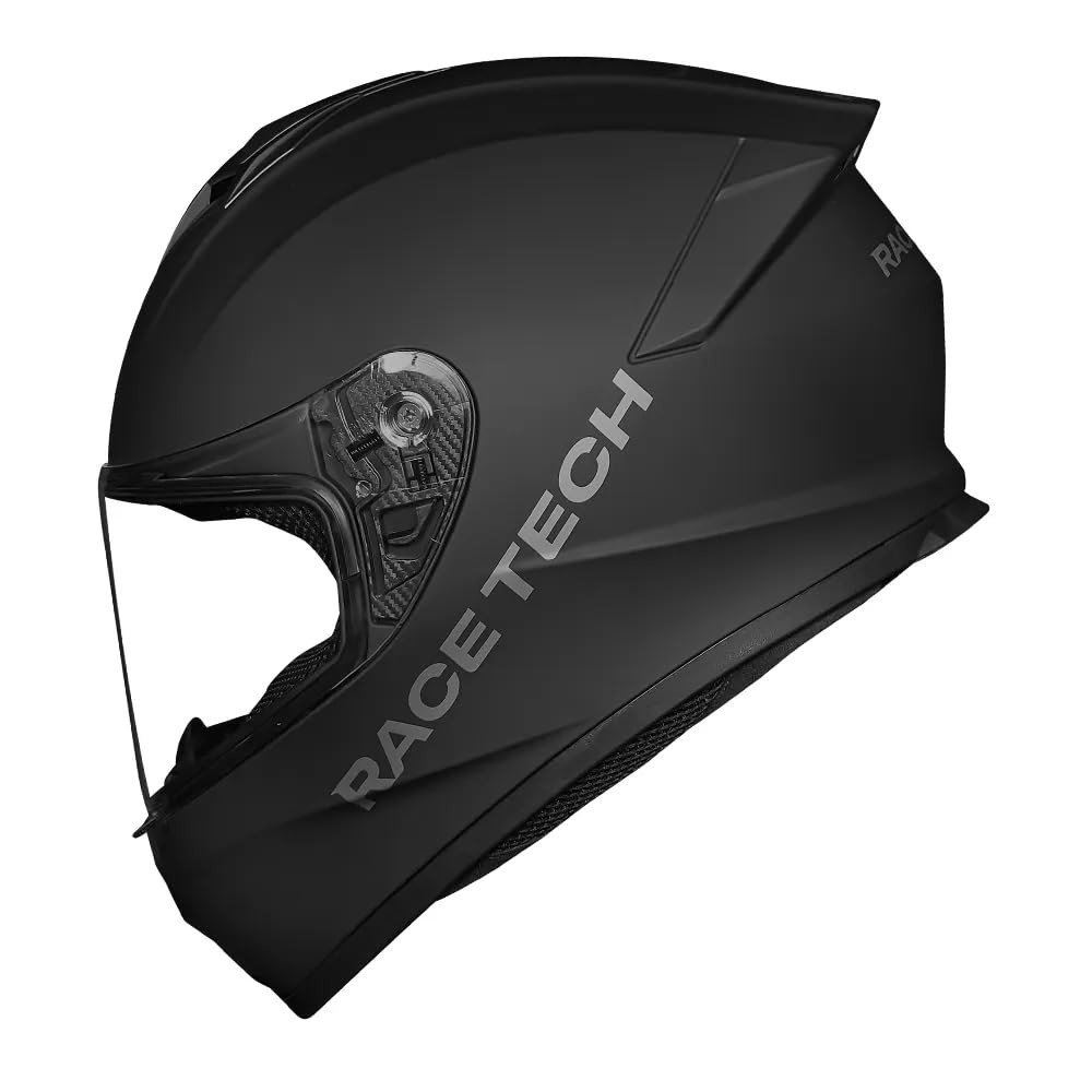 Capacete Race Tech Hit Monocolor Matte Black - Segurança e Estilo para Sua Pilotagem (Tamanho 56/S)