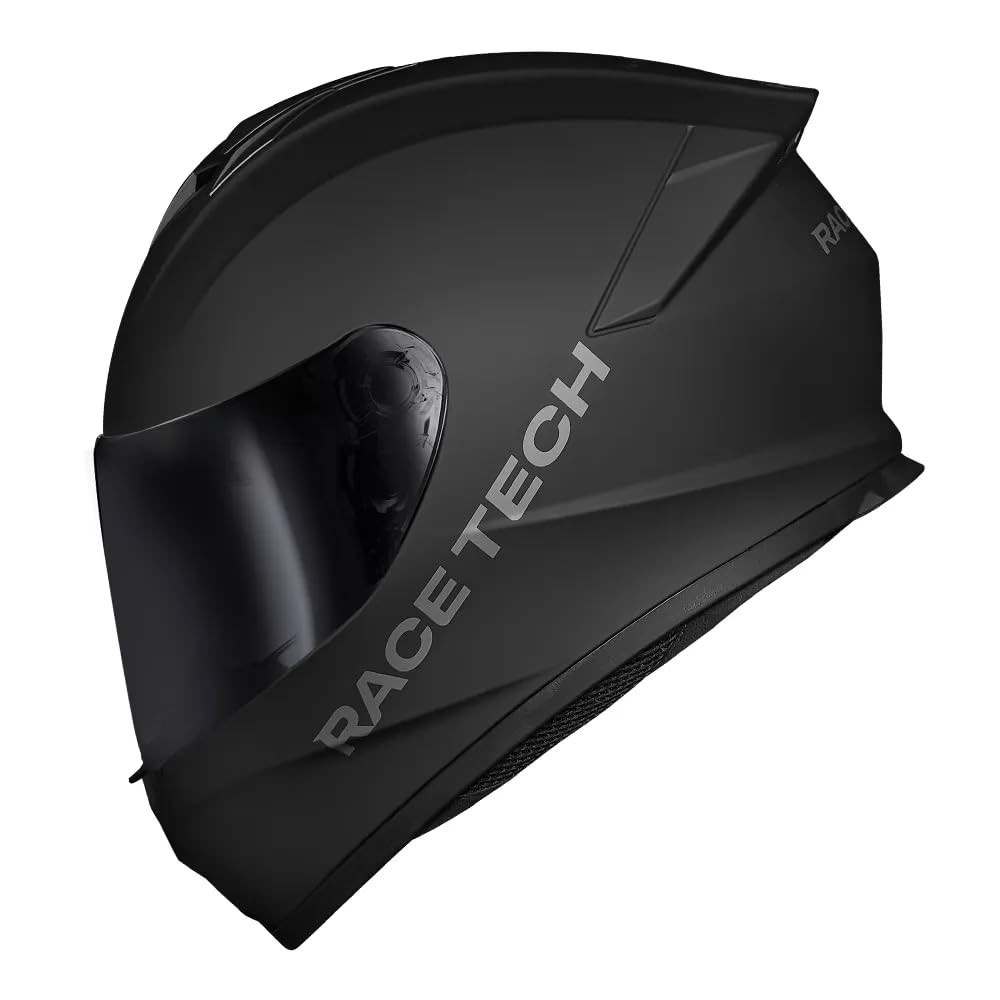Capacete Race Tech Hit Monocolor Preto Fosco: Segurança e Estilo para Sua Aventura