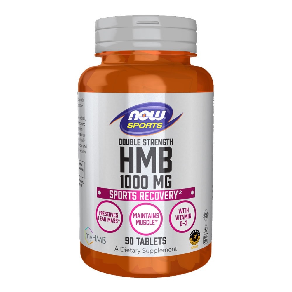 HMB 1000mg Now Foods: Ganhe Massa Muscular!