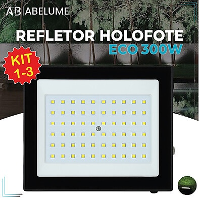 Holofote LED 300W: Ilumine com Economia!
