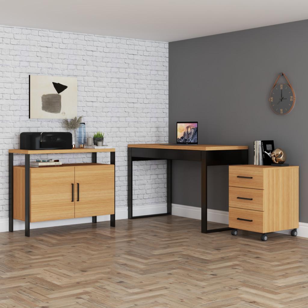 Home Office Completo: Seu Escritório em 3 Peças