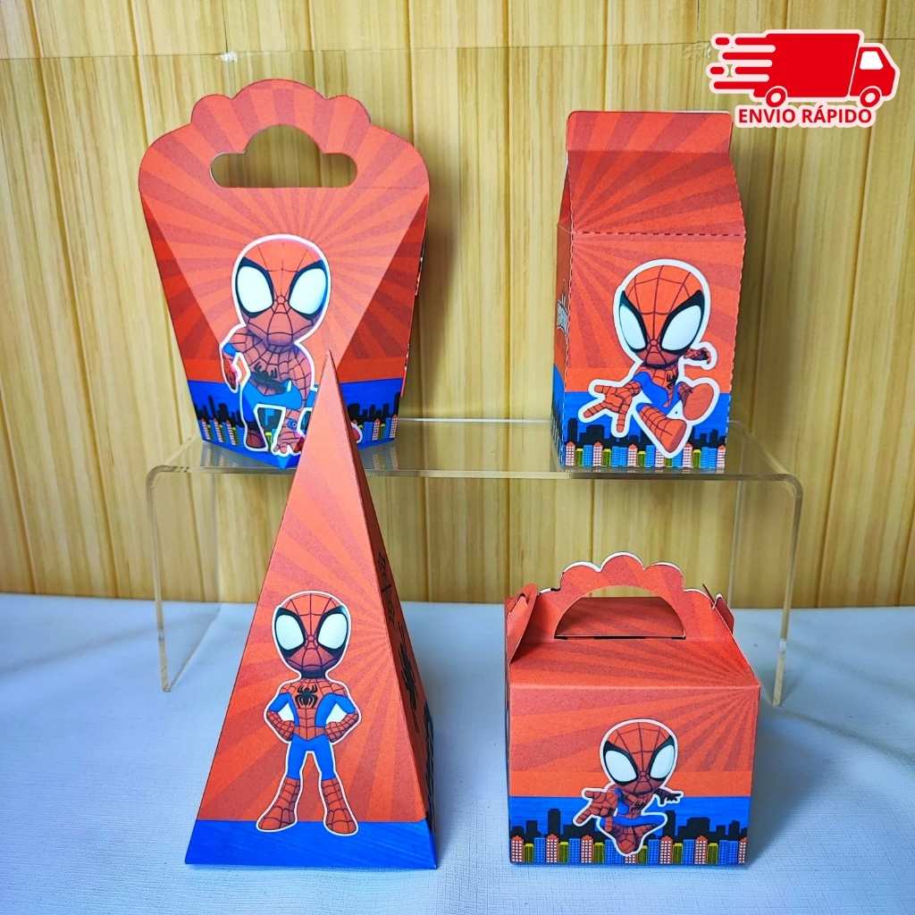 Homem Aranha Cute: Kit Festa Pegue e Monte!