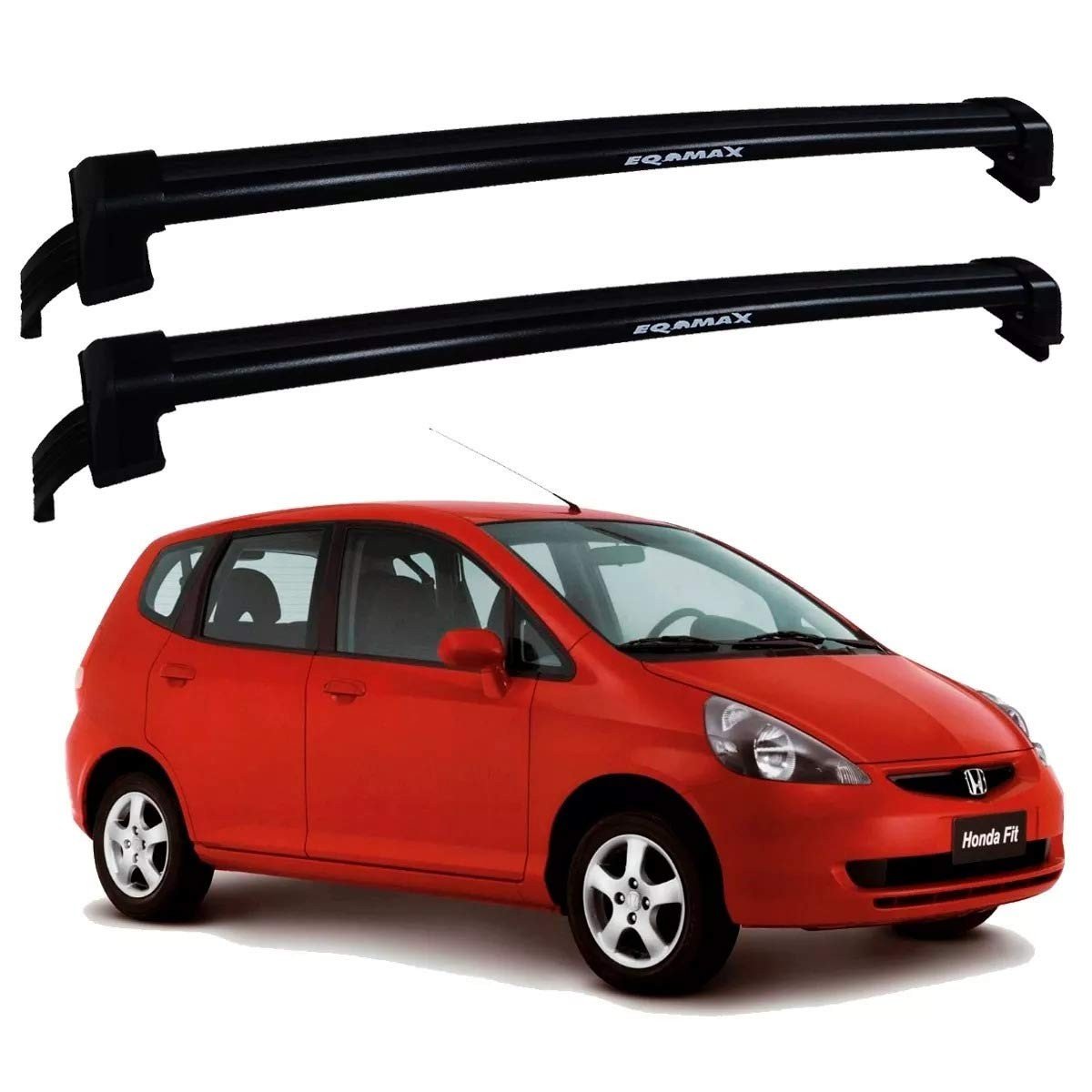 Rack Eqmax New Wave Fit 2004-2008 Preto: Design e Segurança para seu Honda Fit