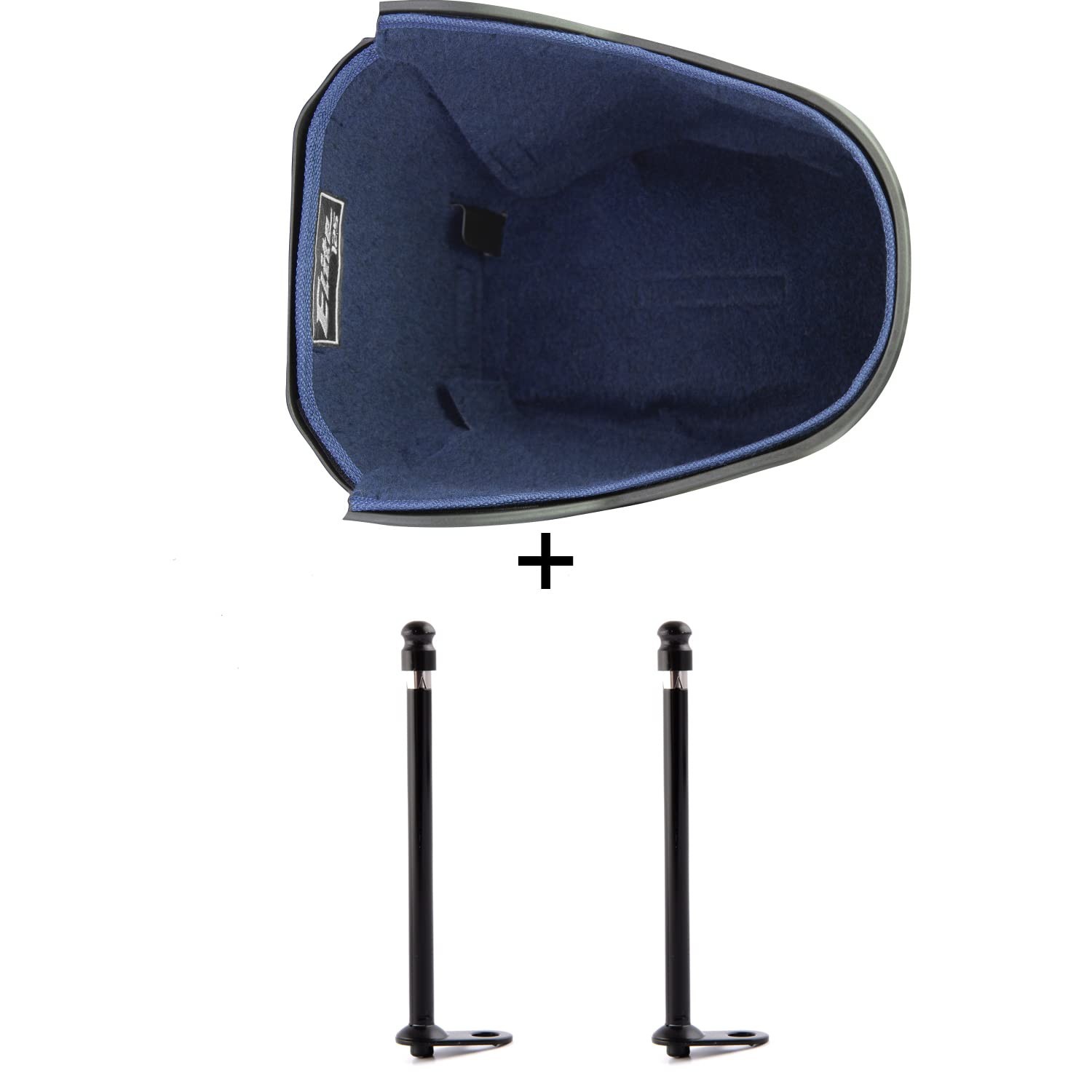 Forração Baú Honda Elite 125 Azul Premium + 2 Antenas - Organização e Proteção