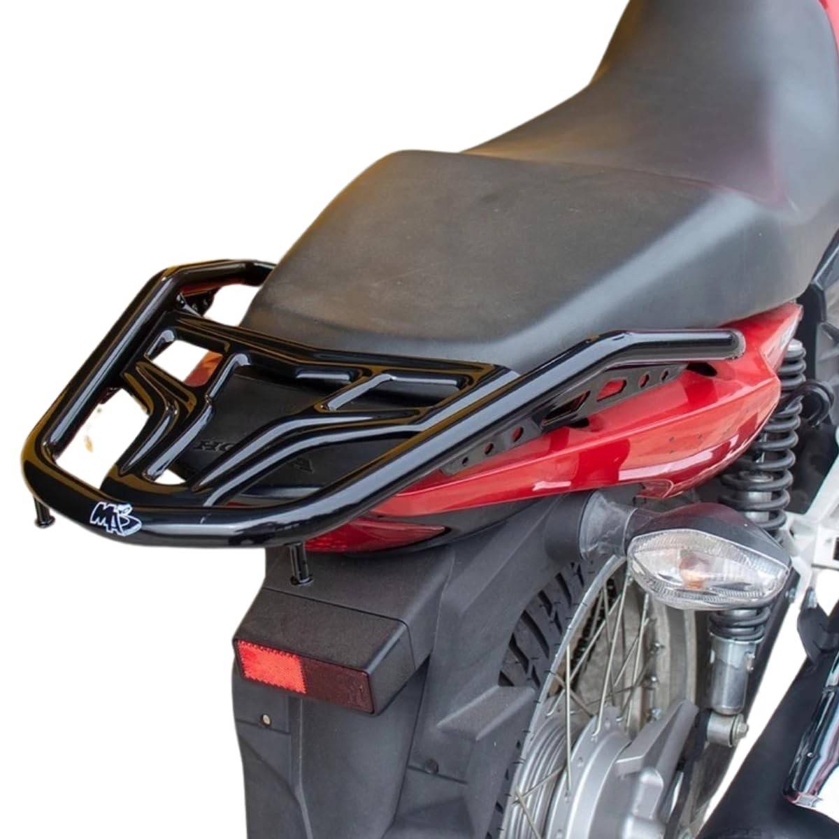 Bagageiro Curto Preto para Honda CG Titan 150 (2014-2015) e Fan 125/150/160 (2014+)