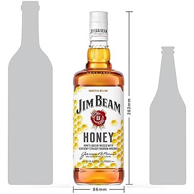 Jim Beam Honey Bourbon: Doçura e Sabor Único 1L