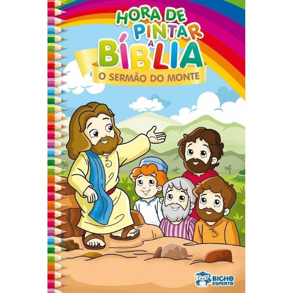 Hora de Pintar a Bíblia: Sermão do Monte 🎨
