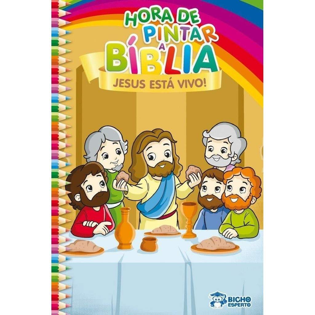 Hora de Pintar Bíblia: Jesus Vivo 🎨