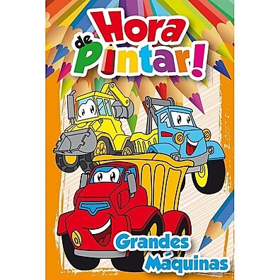 Hora de Pintar: Grandes Máquinas – Diversão Colorida!