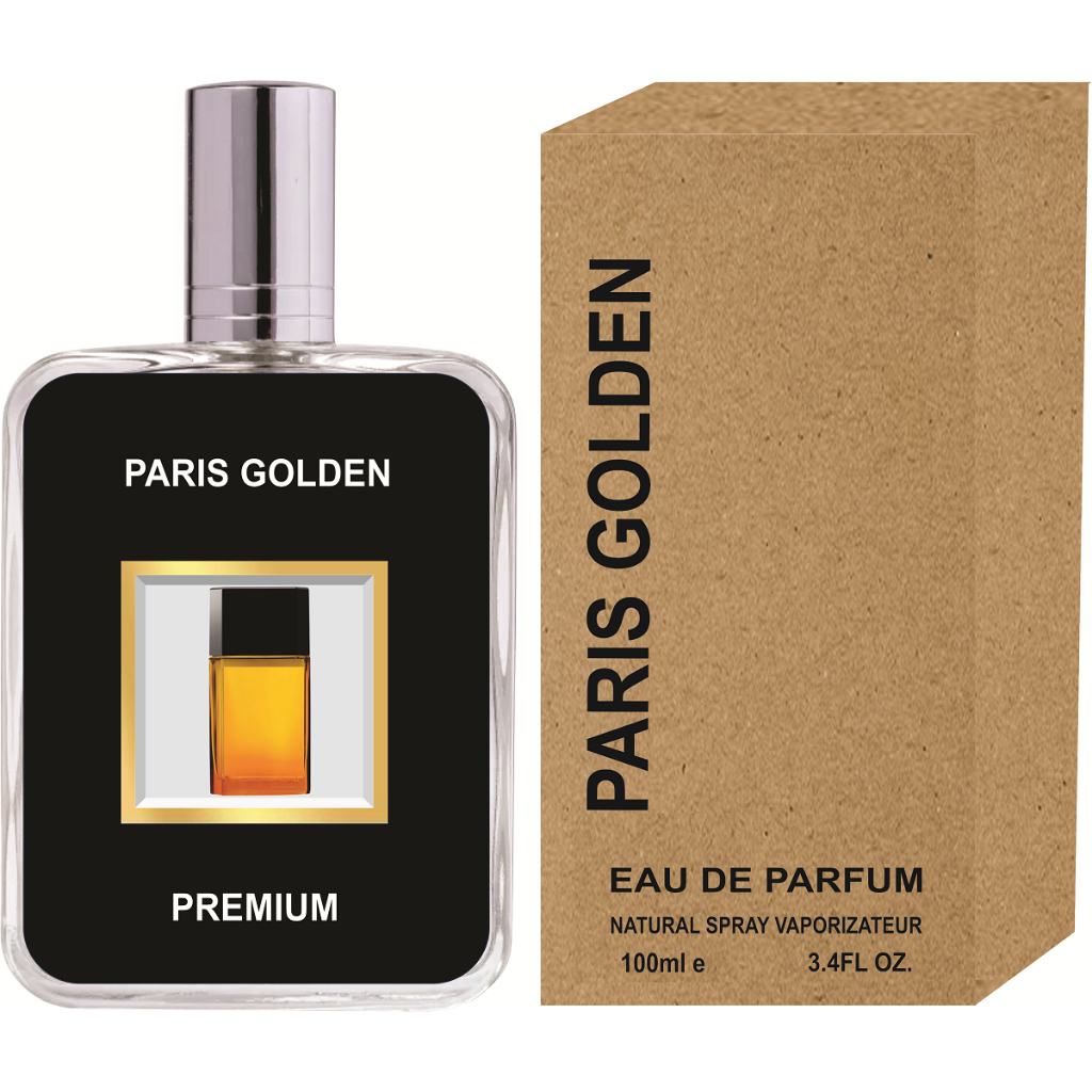 Perfume Masculino Paris Golden N°33 – Elegância que Dura 8 Horas
