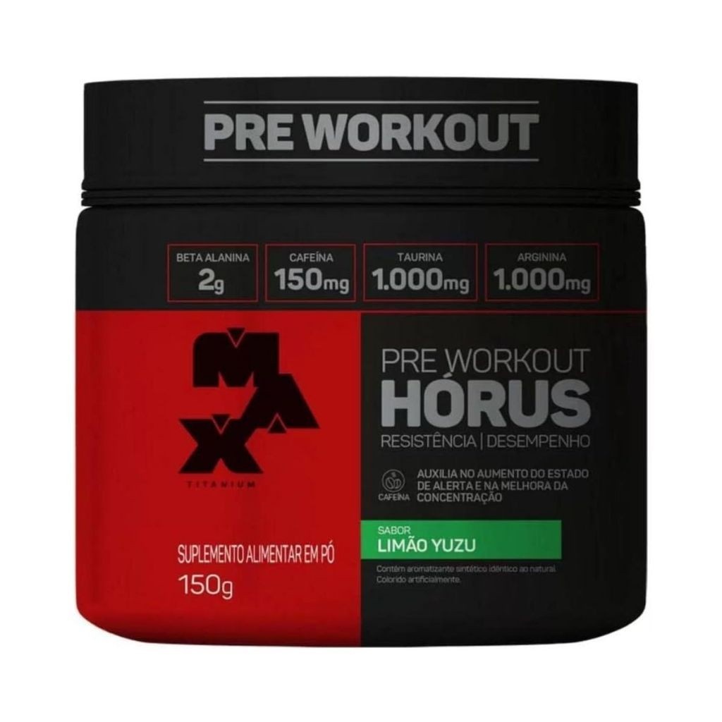 Hórus Max Titanium: Energia e Foco para Seus Treinos