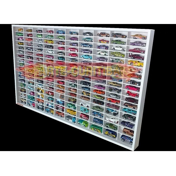 Estante Expositor 170 Nichos para Miniaturas 1:64 Hot