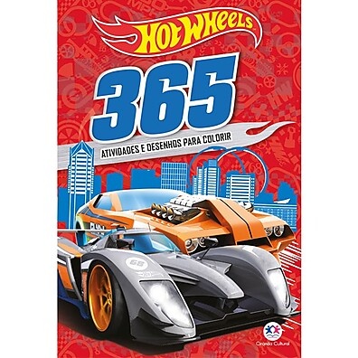 Hot Wheels 365: Diversão e Cor em Cada Página!