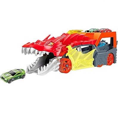 Hot Wheels City Reboque de Dragão GTK42: Diversão Épica