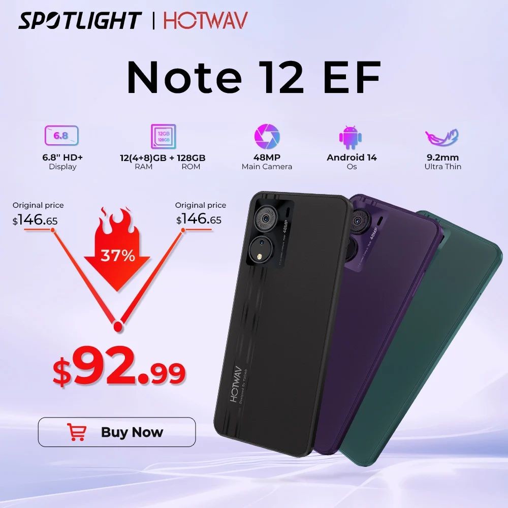 HOTWAV Note 12 EF: O Smartphone 4G Completo!