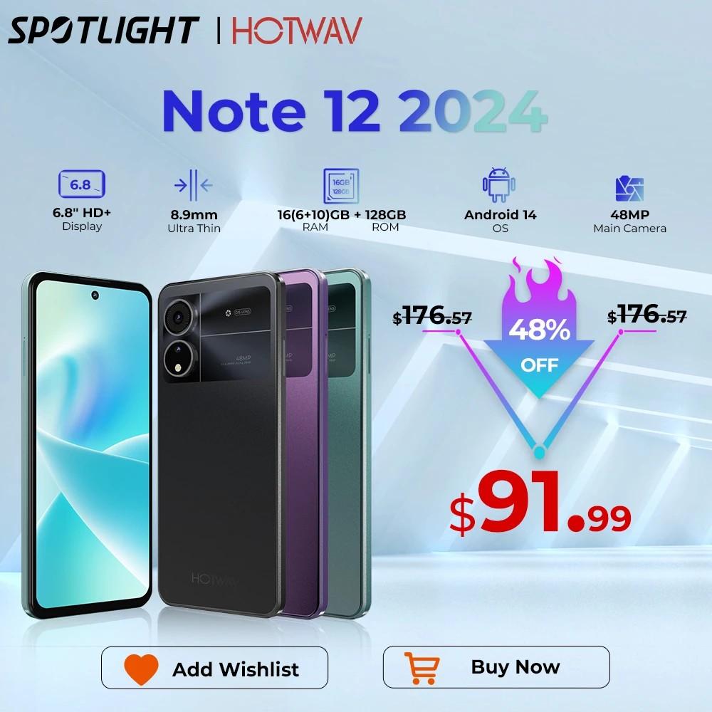 HOTWAV Note 12: O Smartphone 5G que Você Precisa!