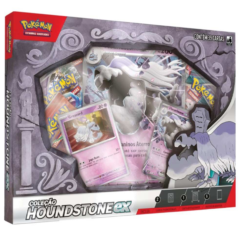 Houndstone EX: Box Pokémon Fagulhas Impetuosas
