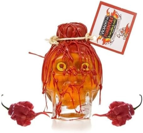 Caveira Com Molho Carolina Reaper Hp22b Vidro 200 Ml
