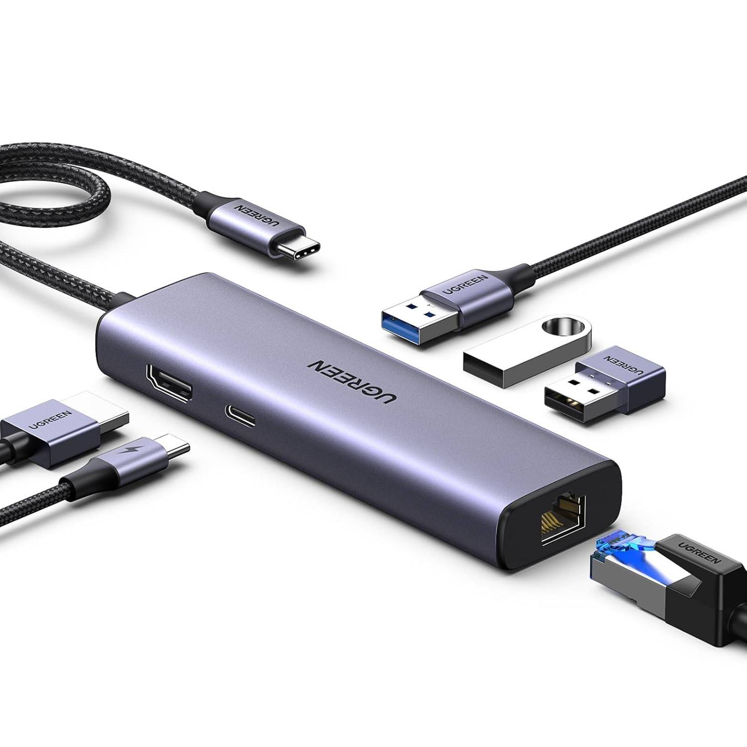 hub-revodok-e-6-e-ethernet-c-para-hdmi-ipad-gigabit-em-a-100w-pd-usb-ugreen-iphone-1-mac-4k-a