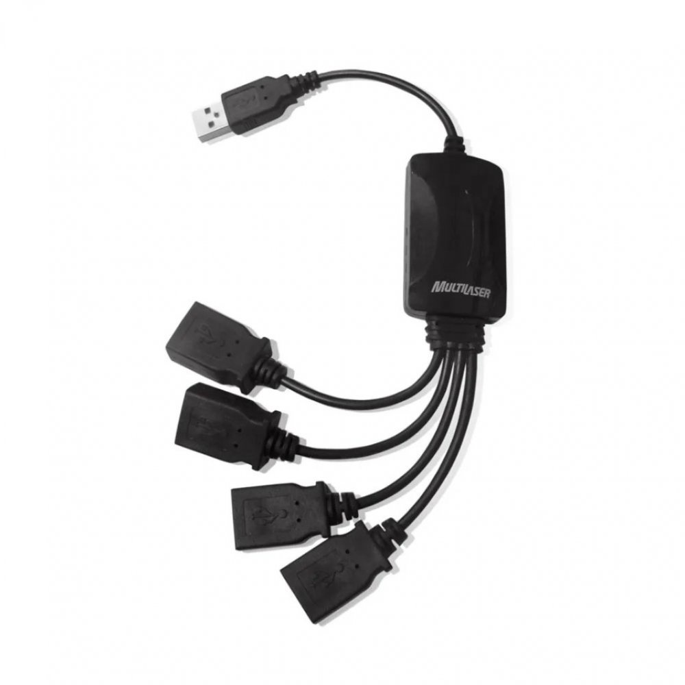 Hub USB 2.0 Multilaser: Conecte + com Flexibilidade!