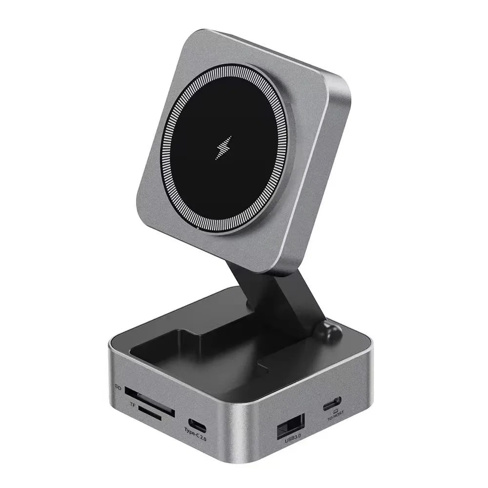 Hub USB-C 8 em 1: Carregue, Conecte e Expanda!