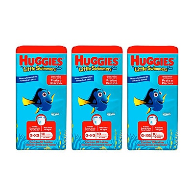 Huggies Little Swimmers: Kit 3 Pkts (G/XG)
