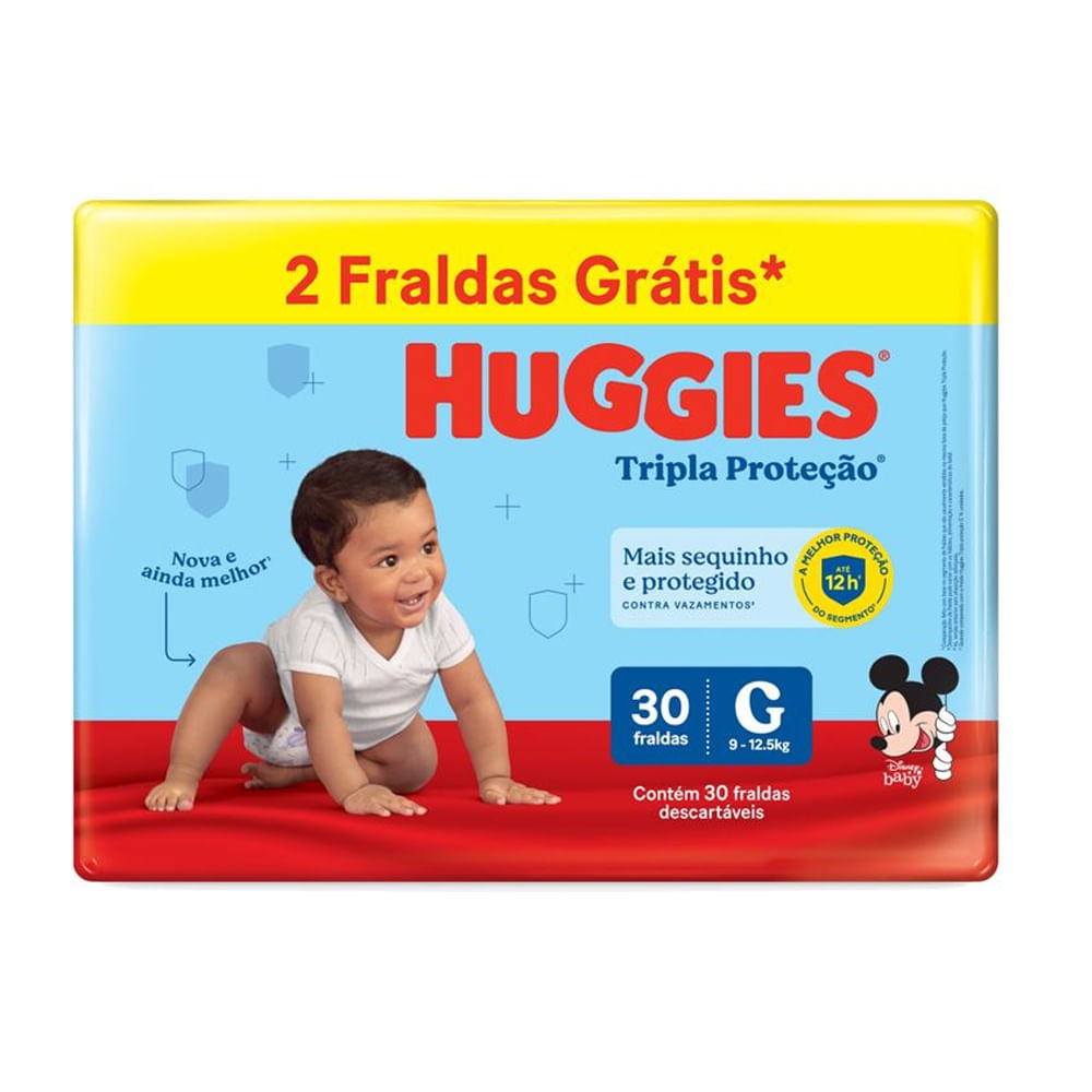 Huggies Meguinha G: Proteção Imbatível por Até 12h!