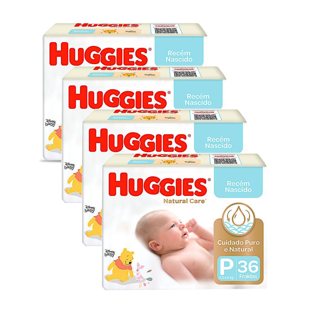 Huggies Natural Care P: Proteção e Conforto!