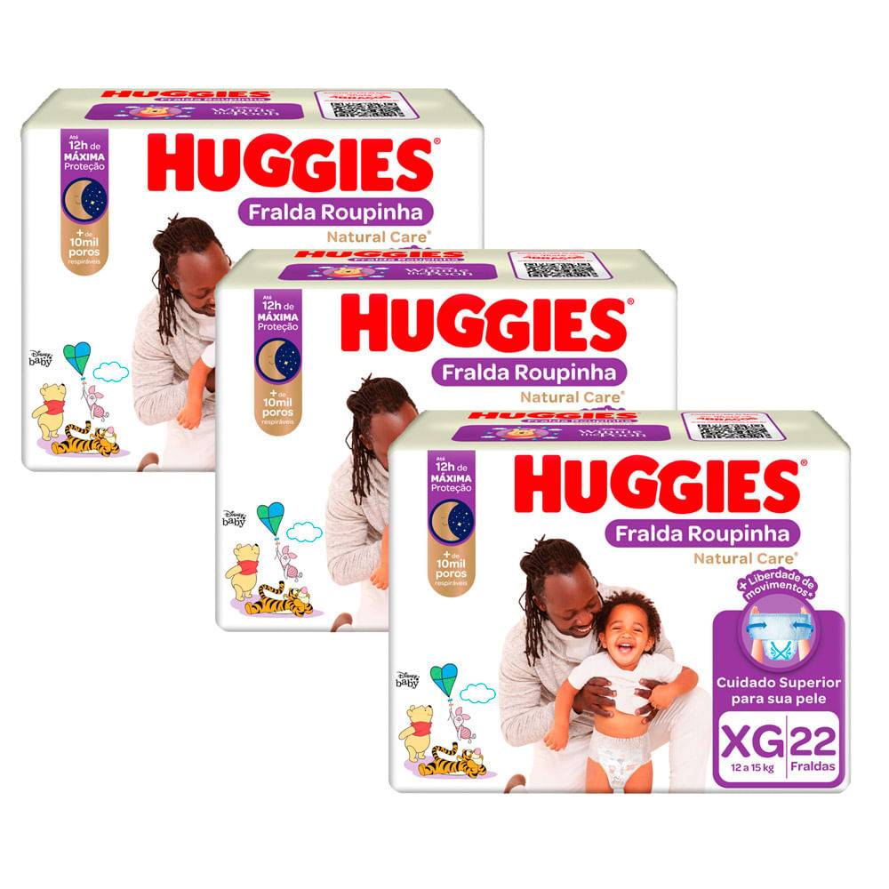 Huggies Natural Care XG: Proteção e Conforto!