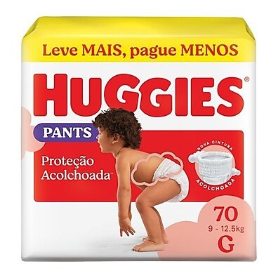 Huggies Pants G: Até 12h de Proteção!
