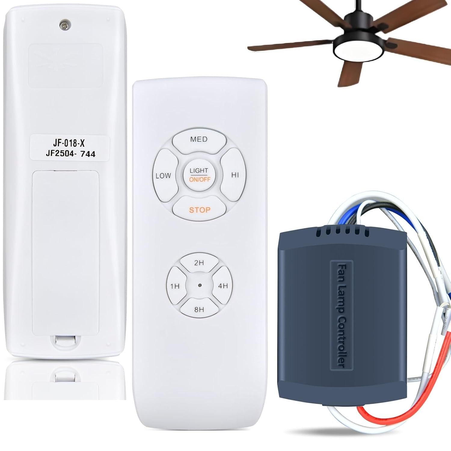 Controle Remoto Universal para Ventilador de Teto – Compatível com Hunter, Harbor Breeze, Westinghouse e Mais