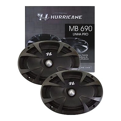 Hurricane MB690: Som Potente 6x9 para seu Carro!